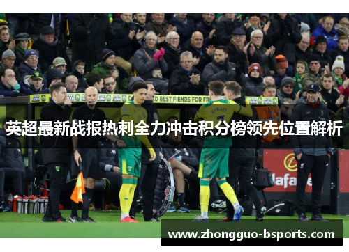英超最新战报热刺全力冲击积分榜领先位置解析